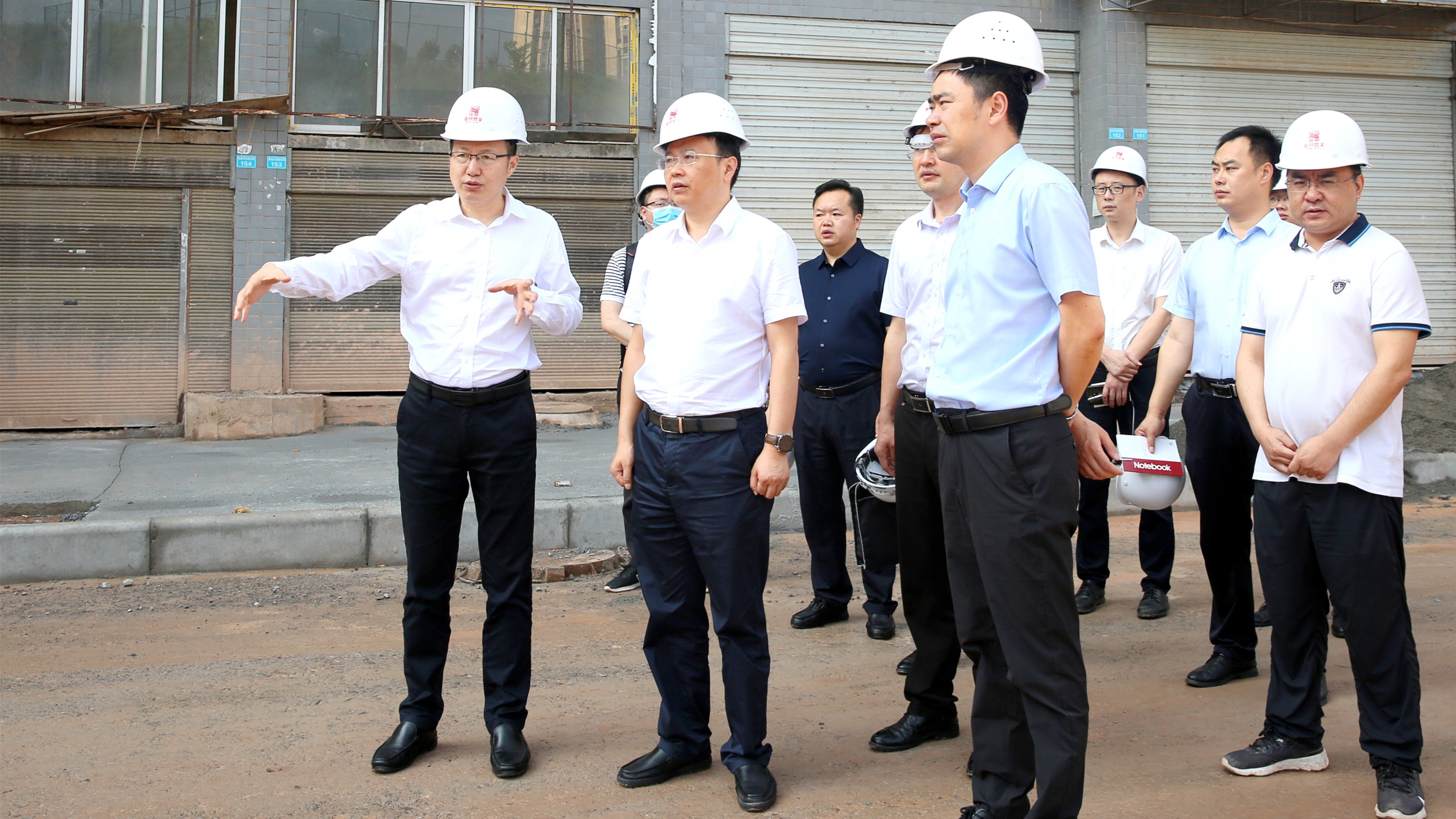 黄俊霖带队调研张家河生态修复（一期）工程项目建设工作