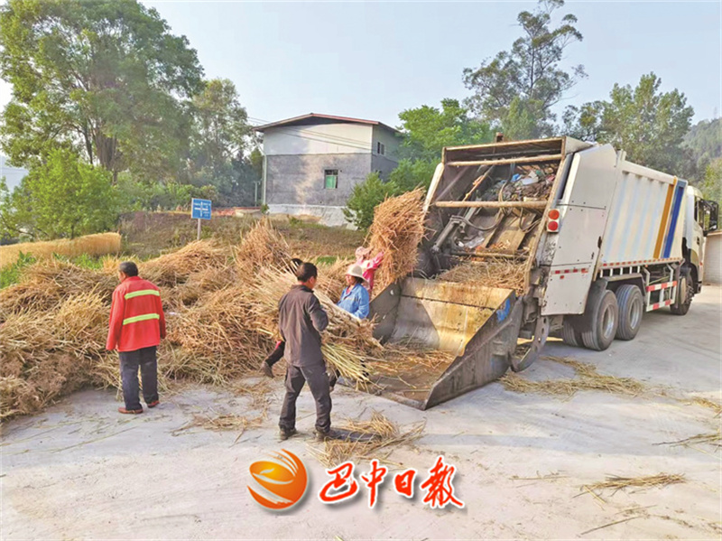 巴州区大佛寺村：“秸”尽其用 变“废”为电