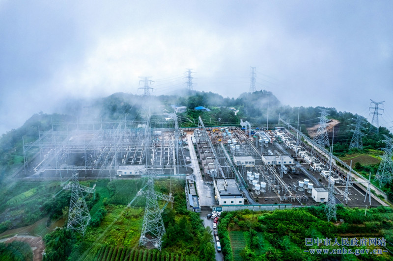 巴中500千伏变电站增容扩建工程建成投运