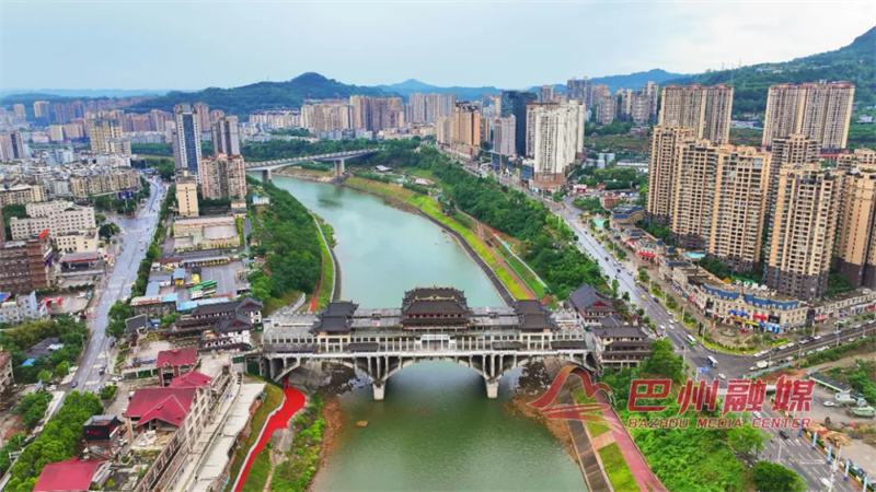 巴河廊桥，通了！