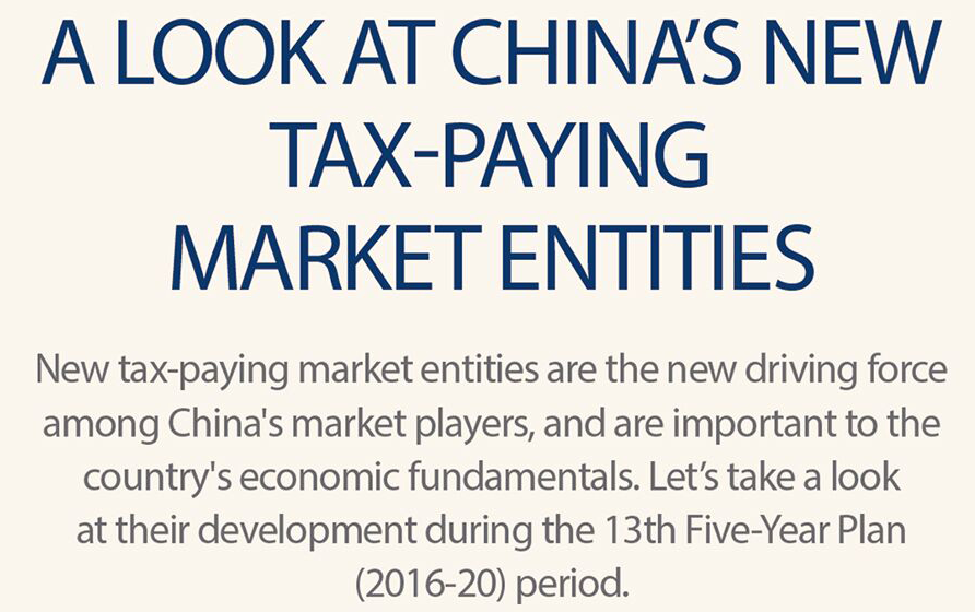A look at China's new tax-paying market entities