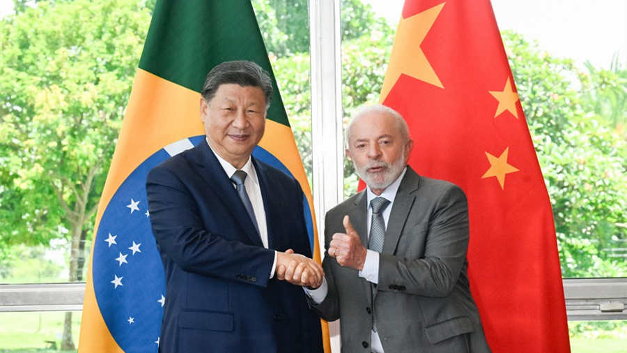习近平同巴西总统卢拉举行会谈