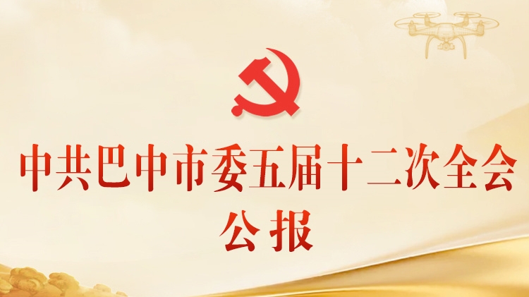 一图速览丨中共巴中市委五届十二次全会公报